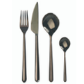 LINEA ORO NERO - black cutlery